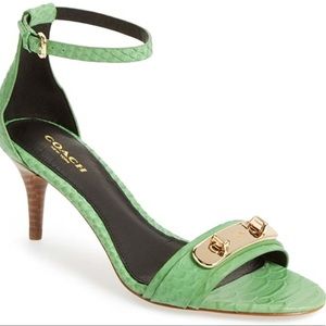 Green Coach Sandals